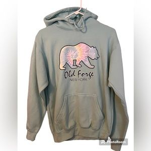 Old Forge Mint Green Sweatshirt Hoodie, Size S